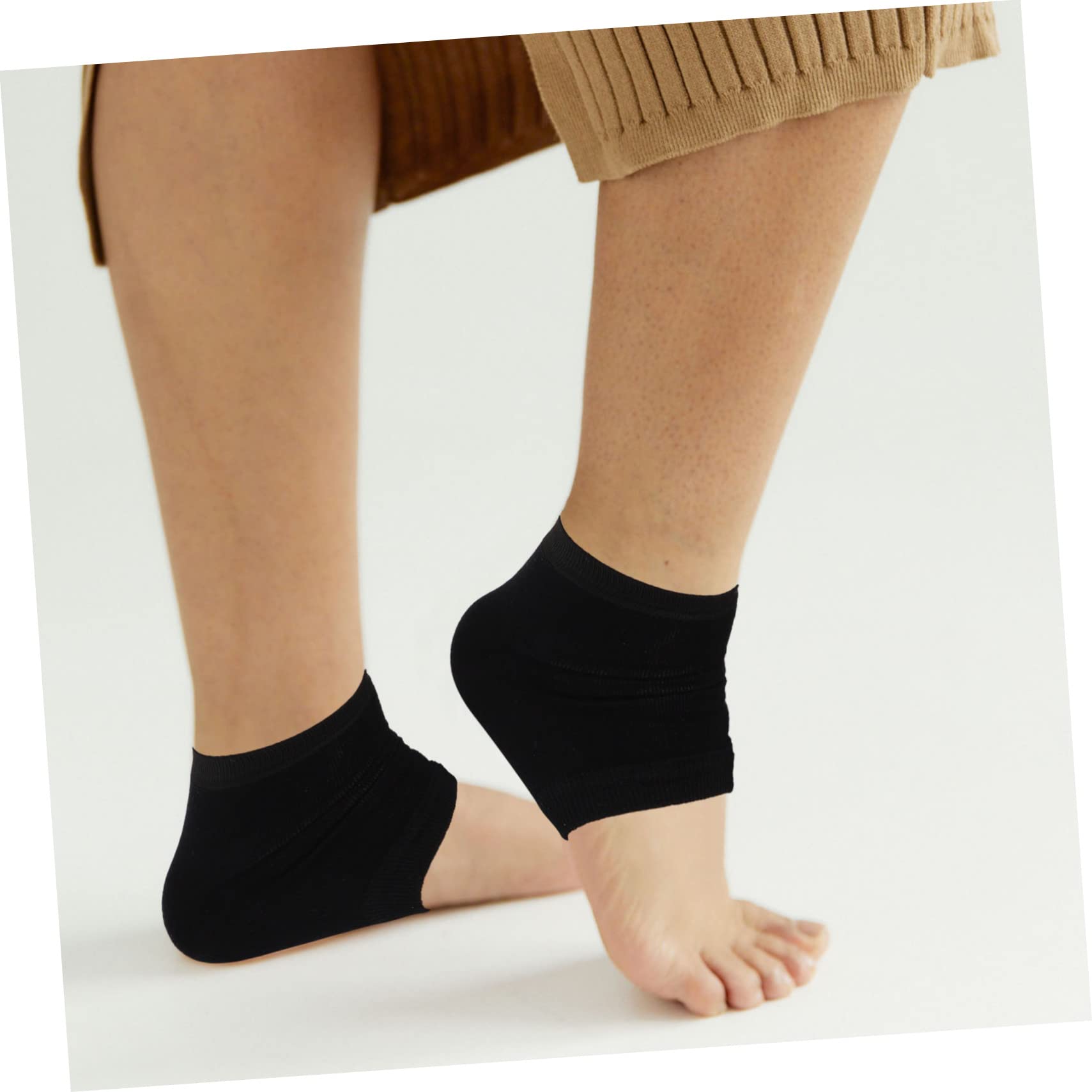 Calcetines de Talón sin Dedos, Algodón y Silicona, 10 Pares