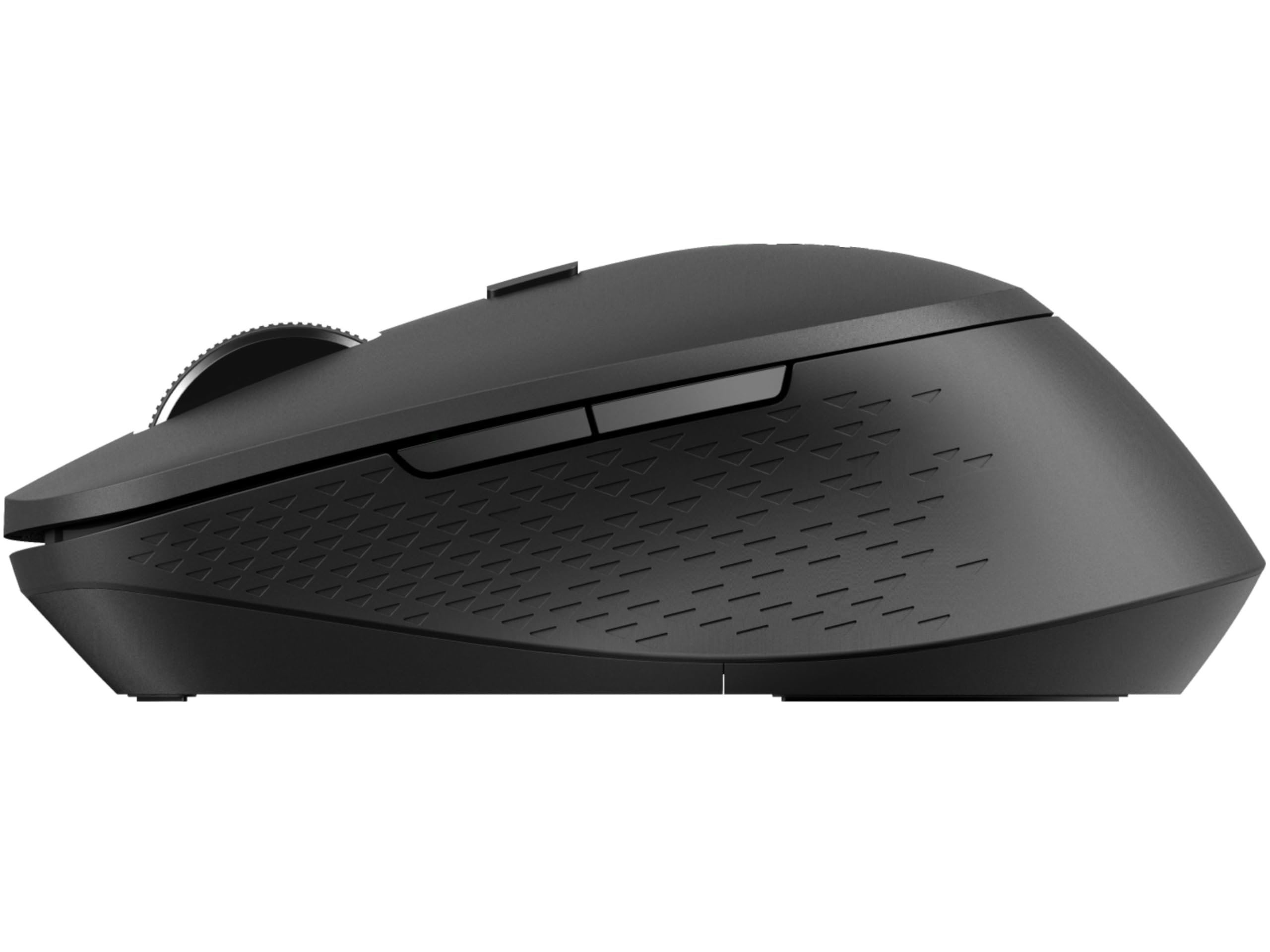 Rapoo bezprzewodowa mysz komuterowa (myszka do komputera, PC, wireless, ergonomiczna, 7 przycisków, 2,4 GHz, Bluetooth, 1600 DPI) ciemnoszara