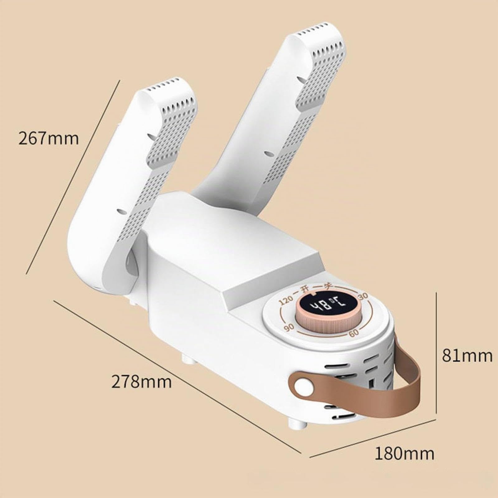 Secador de Zapatos Inteligente Compacto, Secado con Temperatura Controlada, Desinfección