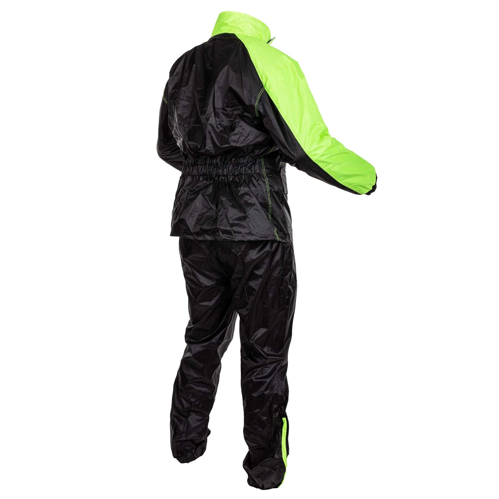A-Pro Giacca Pantaloni Impermeabile Antipioggia Scooter Alta Visibilità Moto FLUO 3XL