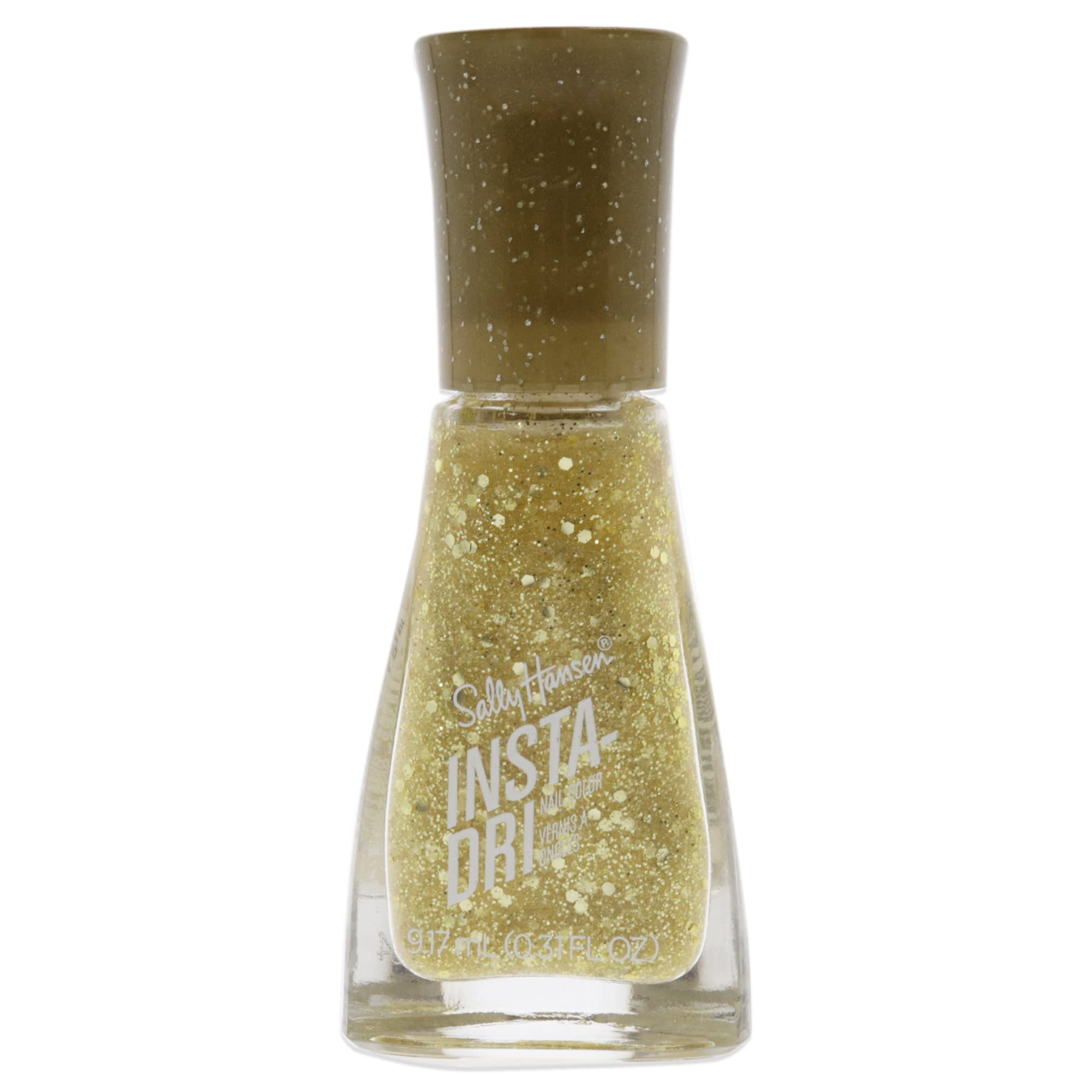 Sally Hansen Insta-Dri Nail Color - 555 Gold Play Nail Polish Women 0.31 oz