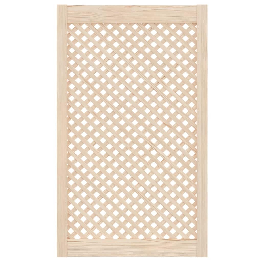 vidaXL Puertas de armario entramado 2 uds madera pino 59,5x99 cm