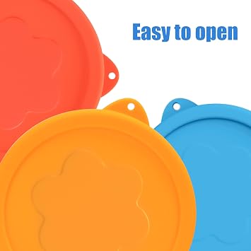 2 Cup Silicone Replacement Lids Storage Cover for Pyrex 7200-PC and Anchor Hocking Glass Bowls (Container not Included) 4 Pack Microwave, Dishwasher and Freezer Safe