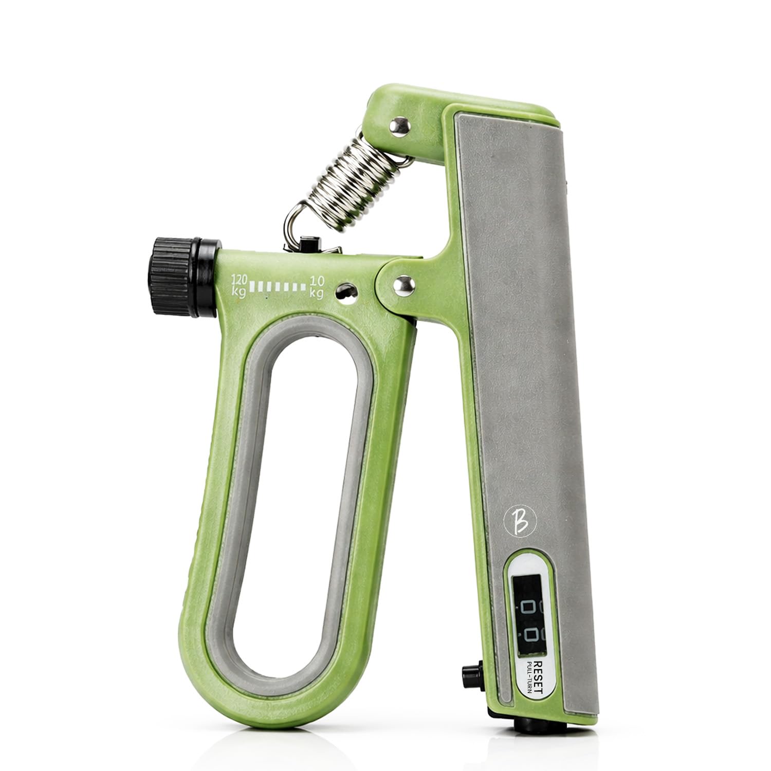 Btag Hand Gripper with Counter – Adjustable Grip Strengthener, 120 KG Capacity for Forearm, Wrist & Finger Workout Men & Women (Green)-image-22