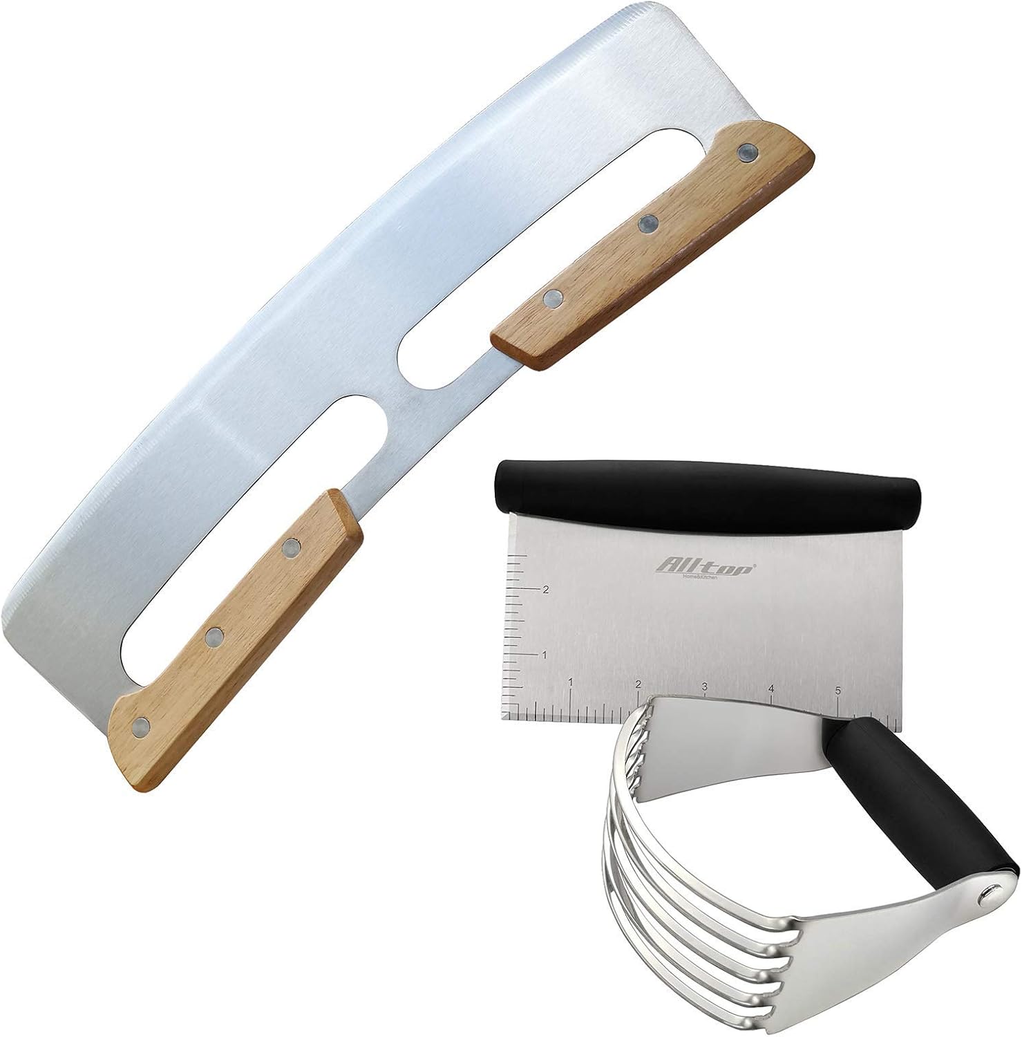 Dough Blender,Bench Scraper and Pizza Cutter