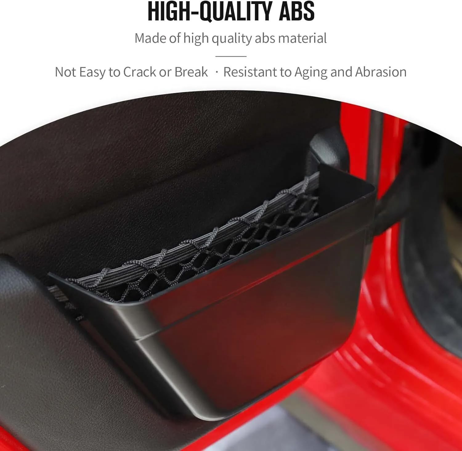 Tasca Porta Posteriore Tasche portaoggetti Organizer Box per Jeep Wrangler JK JKU 2011-2018 4 Porte, Accessori Interni