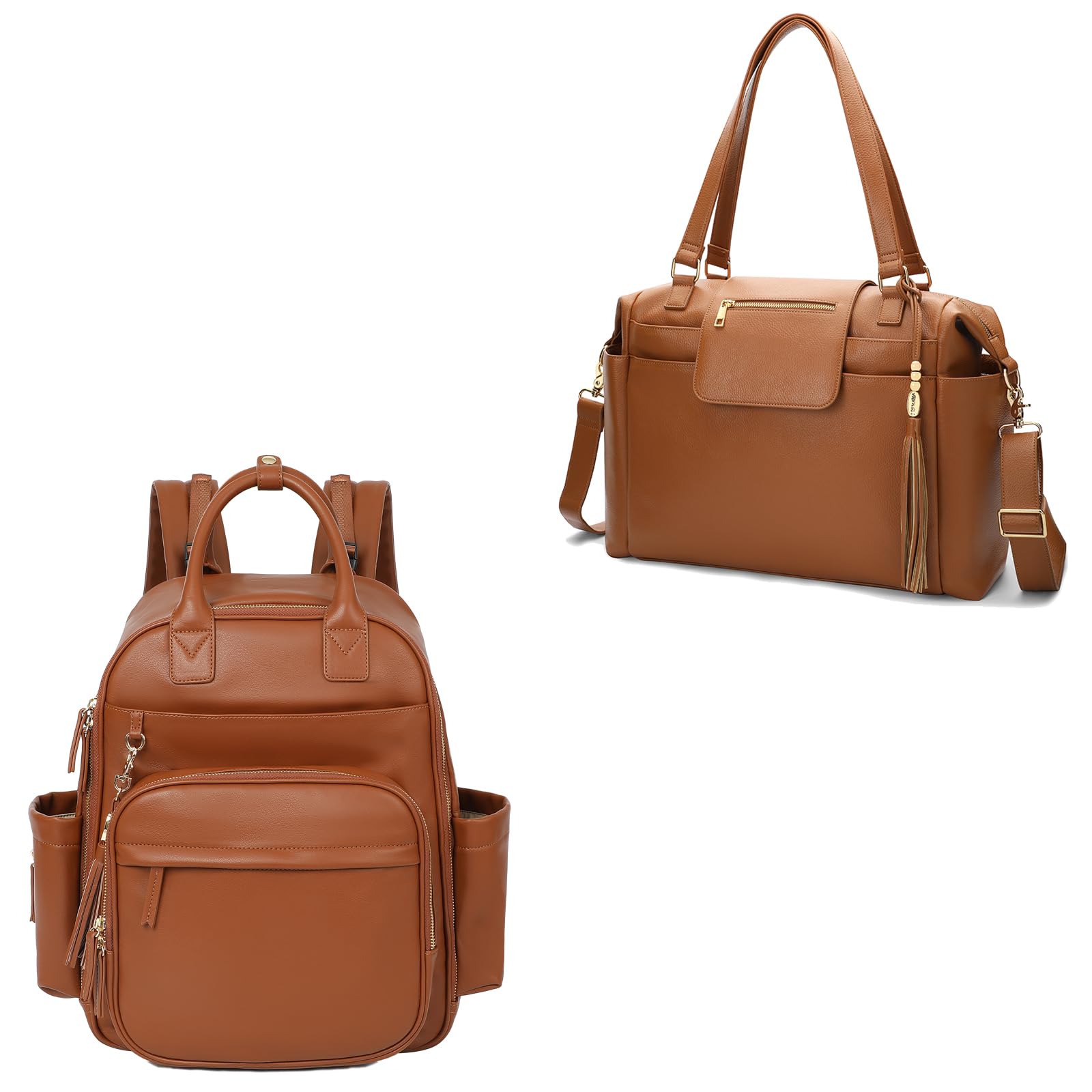 Diaper Bag Backpack Baby Diaper Bag Leather &Large Diaper Bag, Diaper Bag Tote
