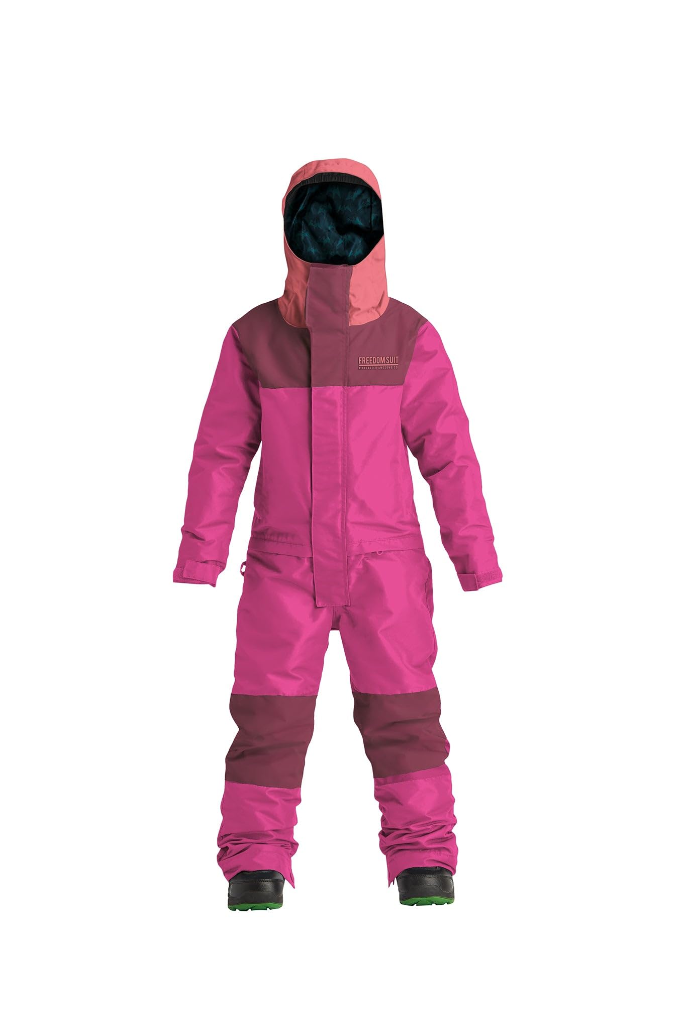 AIRBLASTER Freedom Suit - Kids', Hot Pink, L