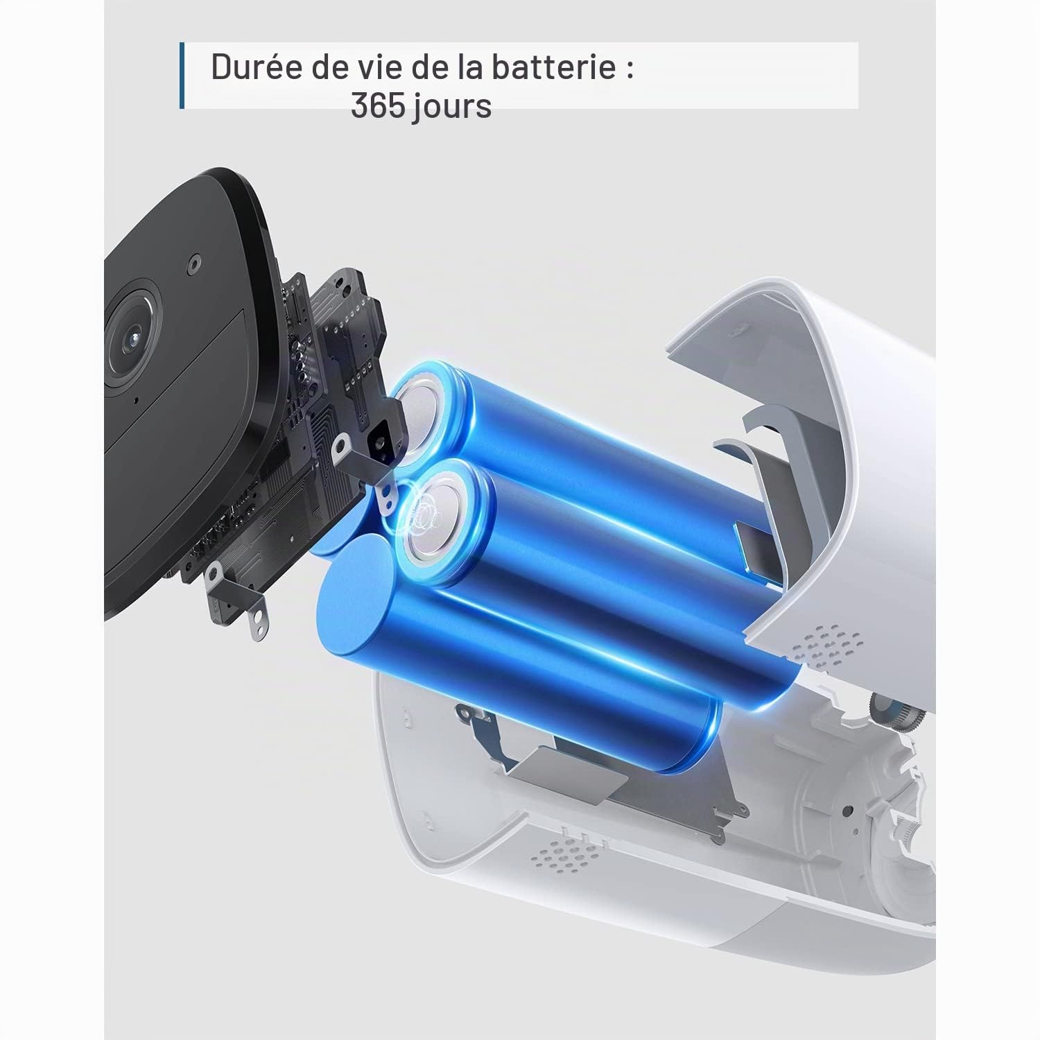 eufy eufyCam outdoor 2 Pro Caméra de sécurité IP Extérieure Cosse Mur Blanc, Ensemble de 3 pièces