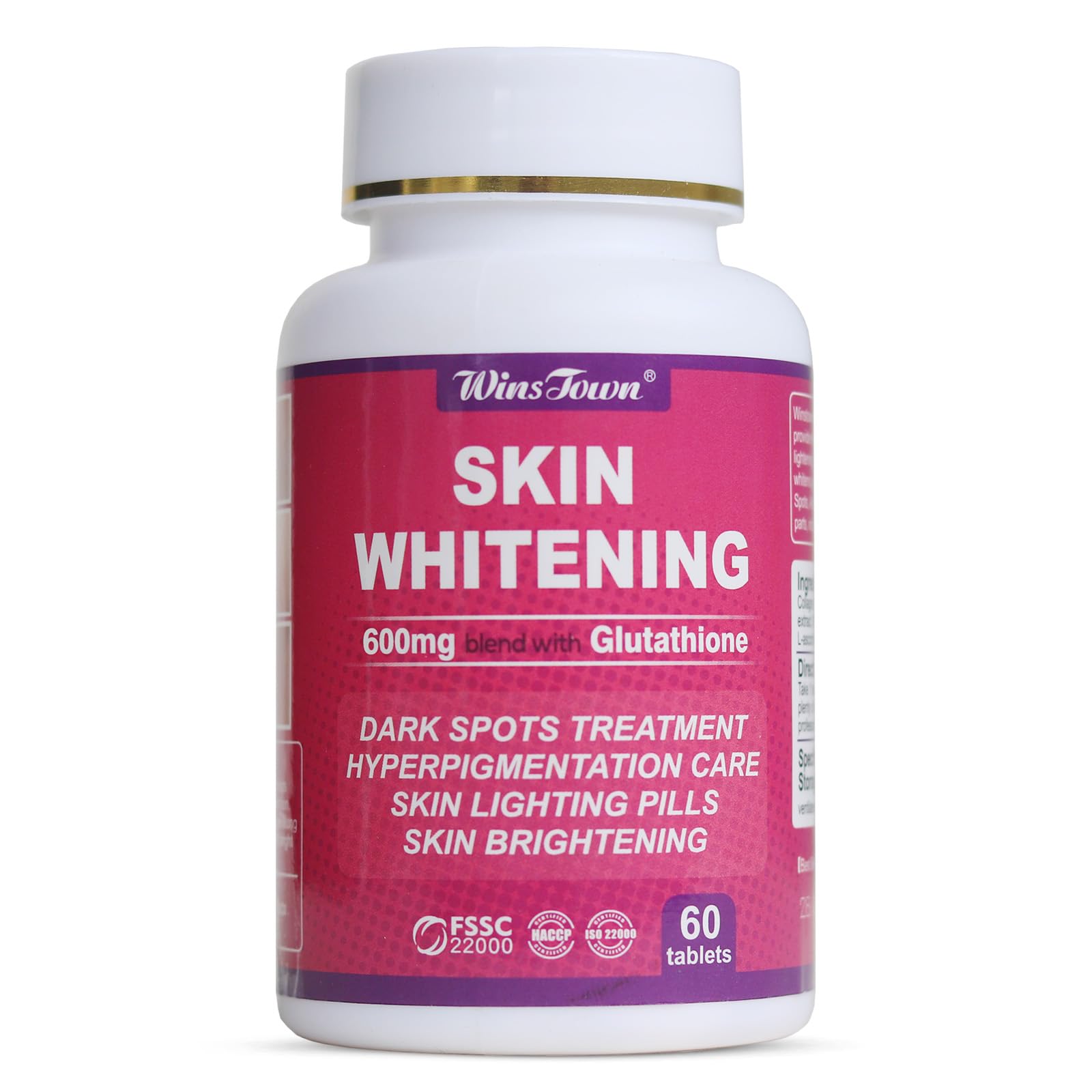 Amazon.com: AIHIYO Skin Whitening Pill, 600mg Glutathione Supplement for  Dark Spots, Melasma & Acne Scar Remover, 60 Tablets : Health & Household