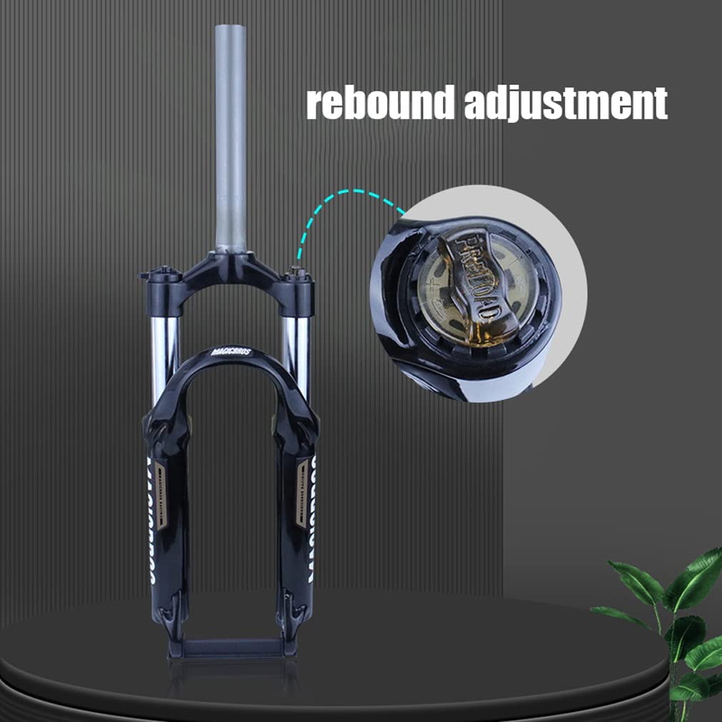 Widelec mechaniczny 20 cali do roweru górskiego, widelec amortyzowany, 80 mm, BMX składany, przednie mocowanie 1-1/8" proste, mocowanie QR 9 mm,