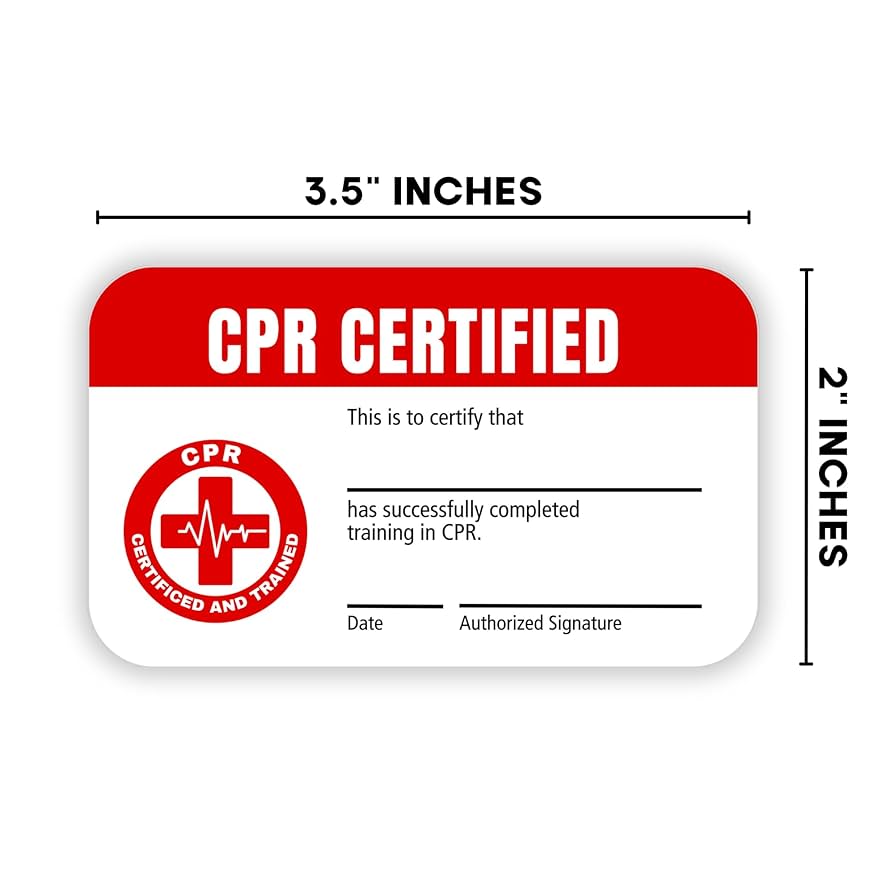 Free Printable Printable Cpr Card Free Printable Printable Cpr Card
