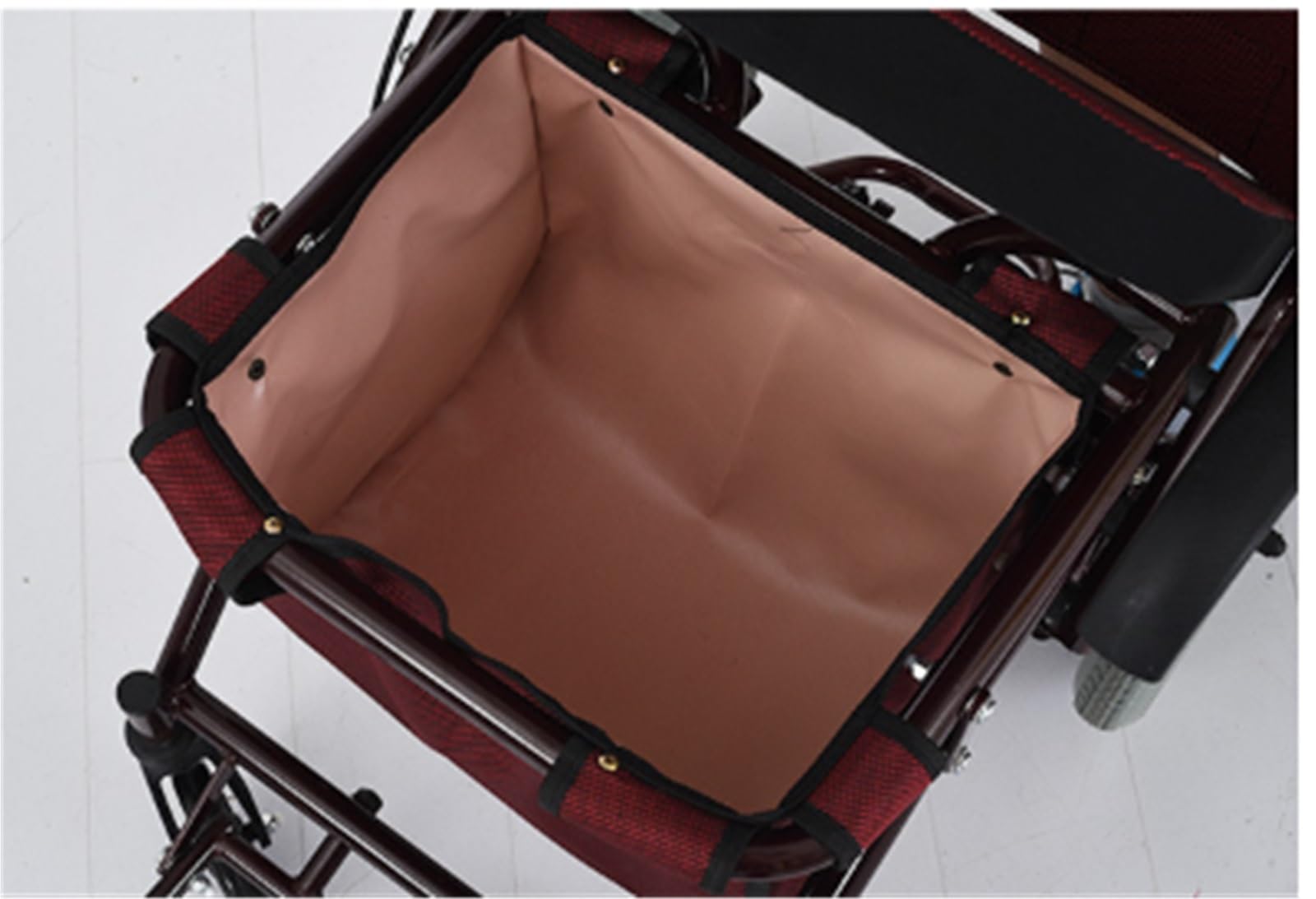 Wózki, Foldishoppitrolley sklep spożywczy Shoppicart Lekki składany wózek inwalidzki do Shoppiand Travelishoppitrolley Foldishoppicart (90 x 55 x 50 cm) / Rosso/90 * 85 * 55 cm