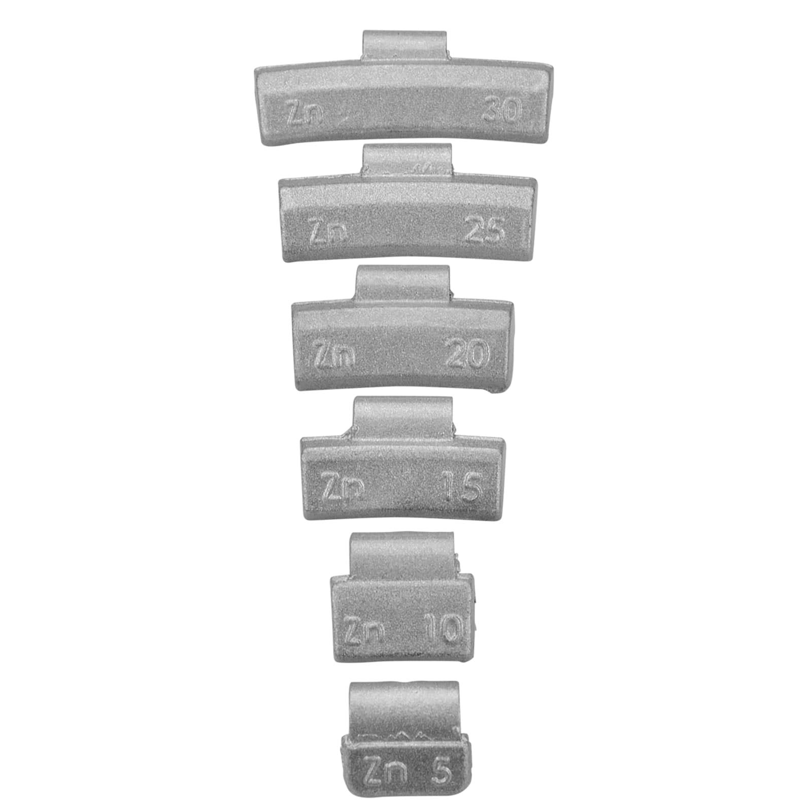 HASKYY 225x Clip sui Pesi delle Ruote per Cerchi in Alluminio, specifica: 5g - 30g