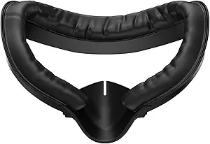 VZNEK New Face Cover Pad for Oculus Quest 2, Sweatproof PU Leather Facial Interface & Face Cushion Pad - VR Accessories for Meta Quest 2, Ergonomical Design (Q2MZ)