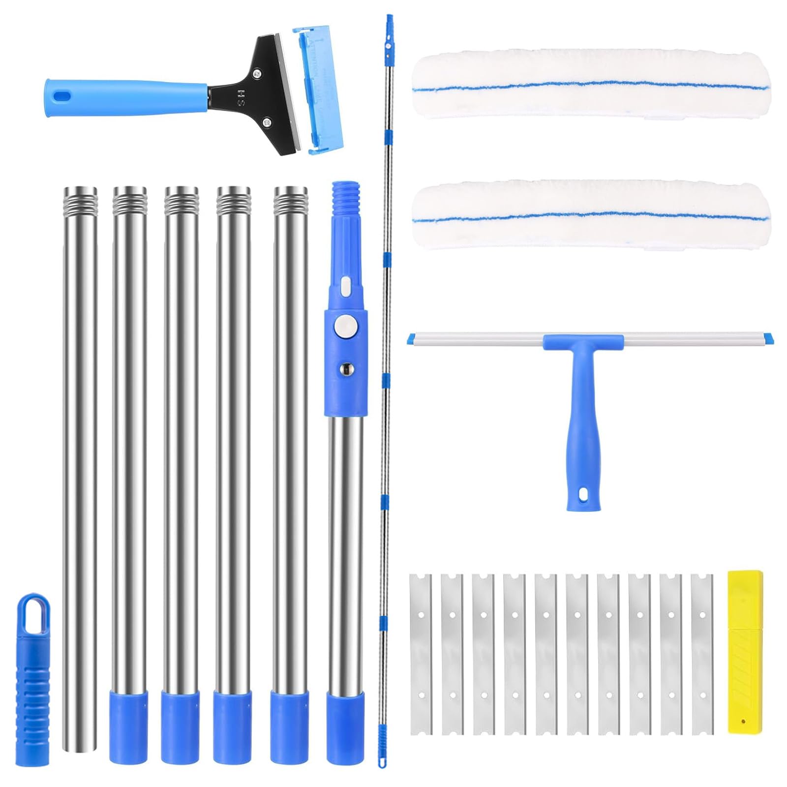 Grattoir de sol pour enlever colle et peinture sans escabeau 238 cm