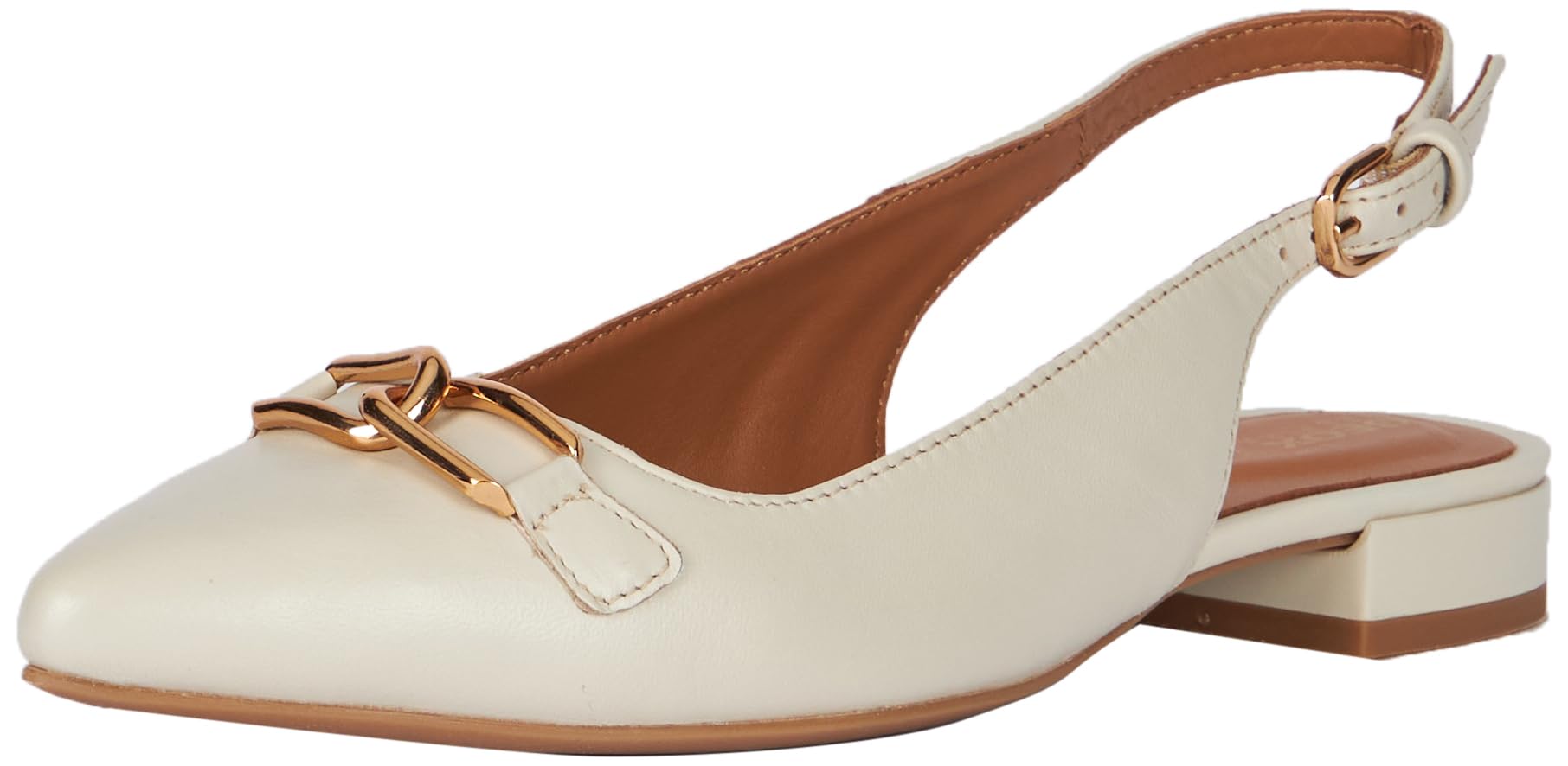 Geox Women's D Charyssa Ballet Flat, Lt Sand, 5 UK