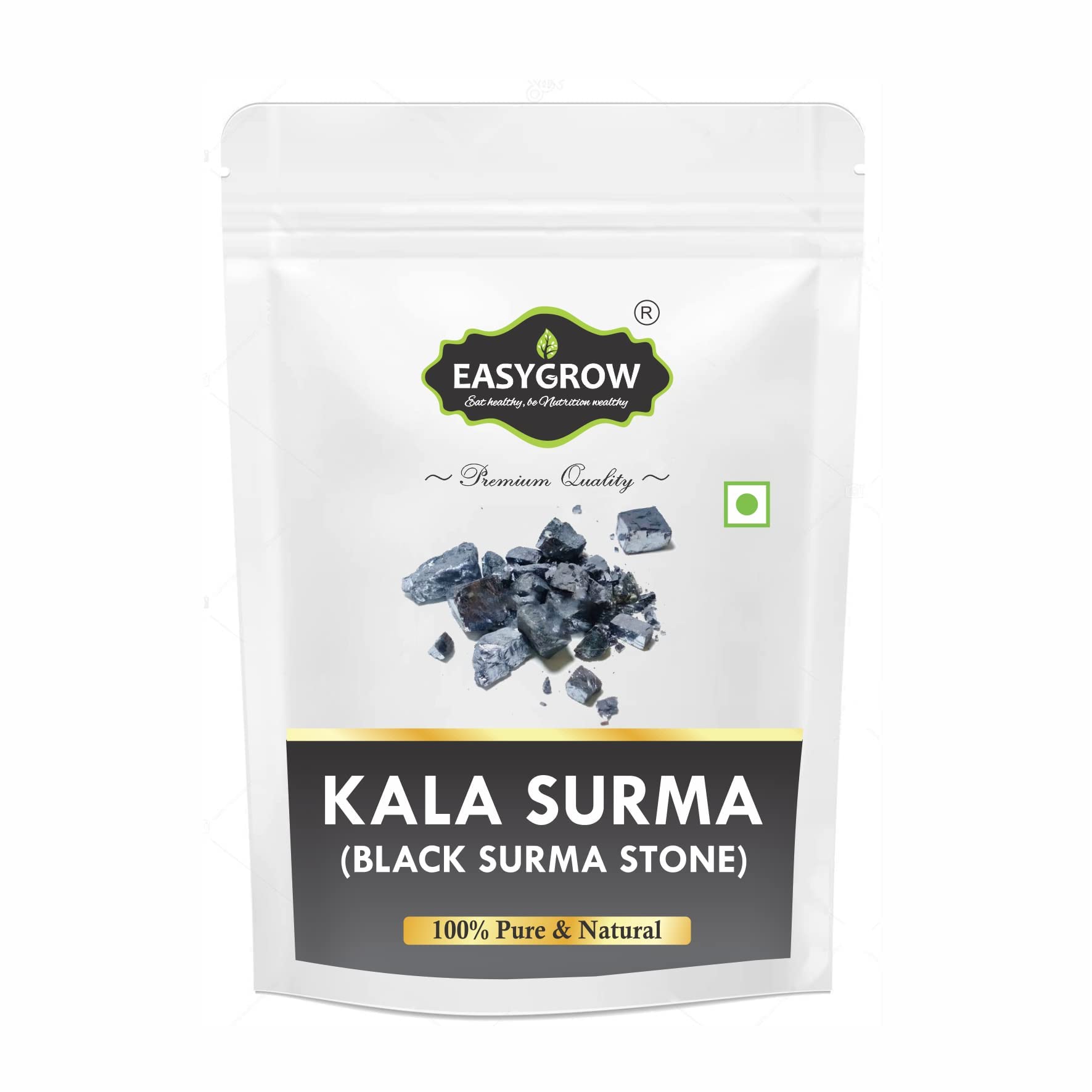 Easygrow Black Surma | Kala Surma | Black Surma Stone | - (200 GM)