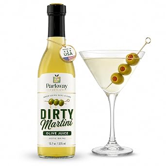 Dirty Martini Olive Juice, Olive Brine, 12.7 ounces