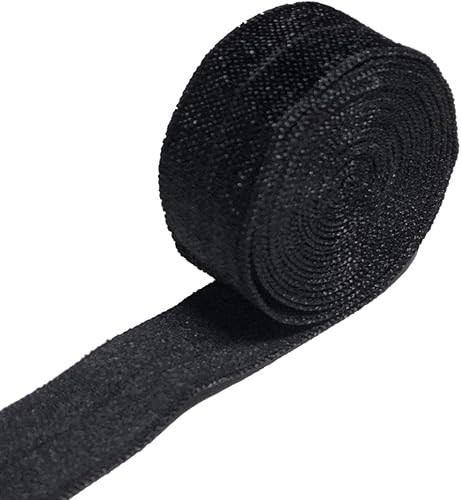 Miniatura 1 de HipGirl FOE - Bandas elásticas elásticas trenzadas para cintas elásticas para el cabello, diademas para el cabello cordón elástico plano, banda