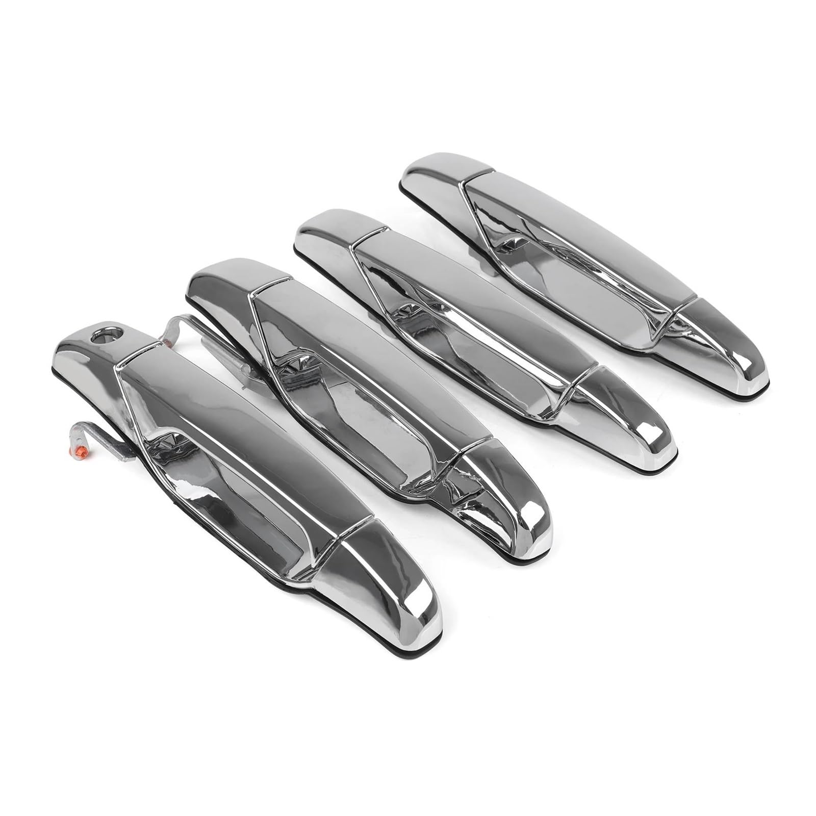 EVEKHAHHRB Exterior Door Handle for Chevy for Avalanche for Silverado 2007-2014 Exterior Chrome Door Handle 4PCS Outer Door Handle