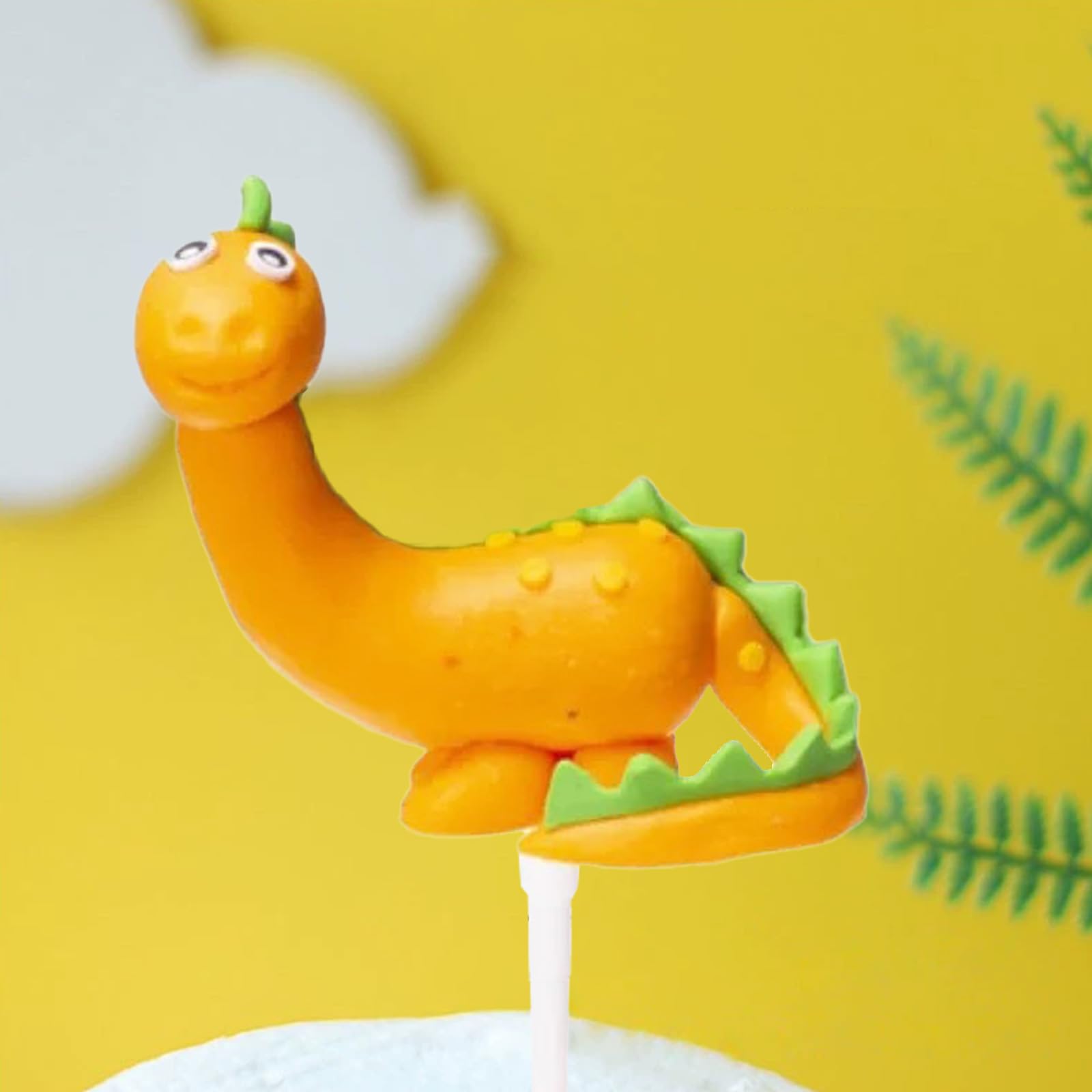 10 Dinosaurier Kuchen-Dekos – Niedliche Figuren Aus Polymer Für Kindergeburtstag & Dino-Party