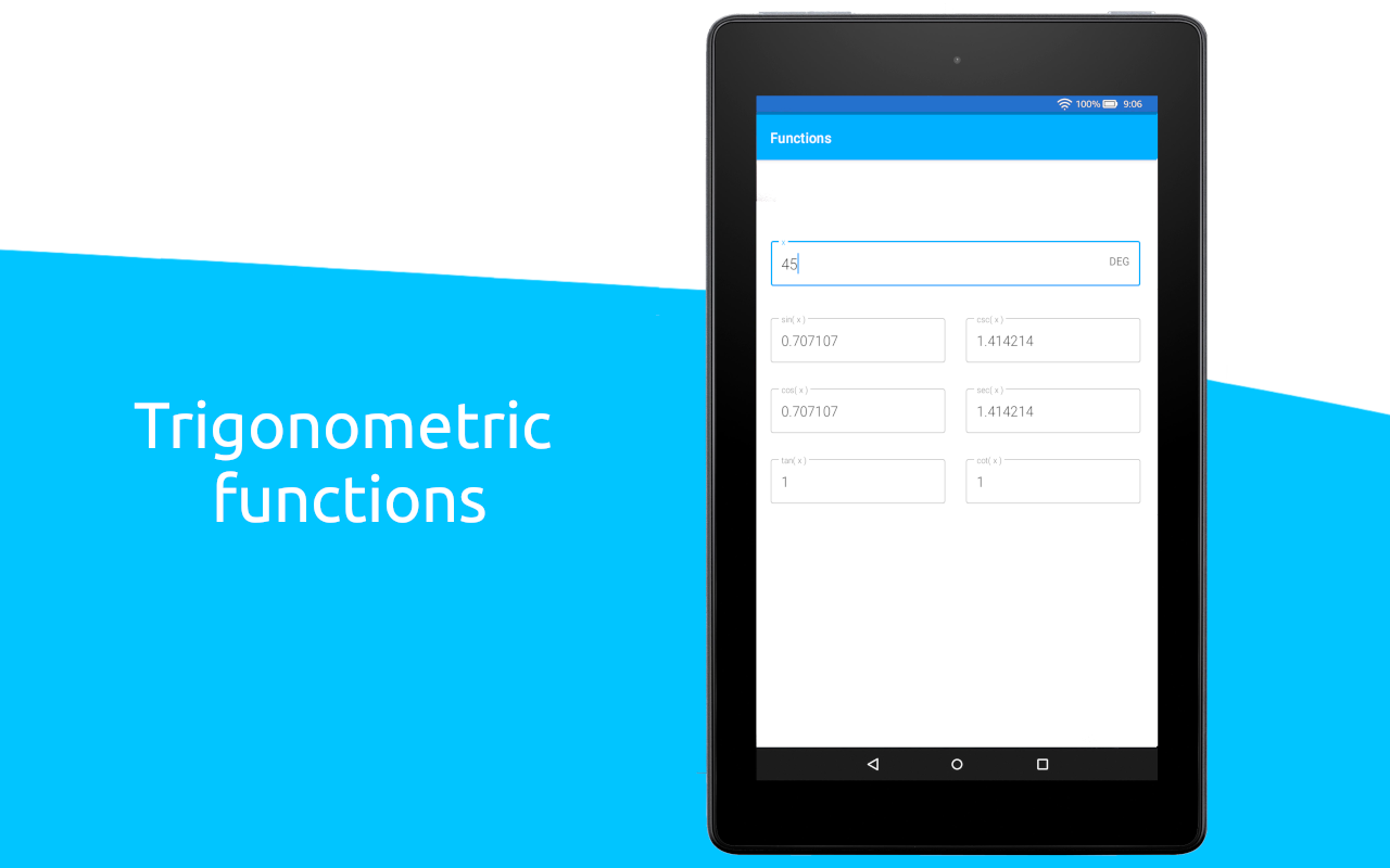 📐 Trigonometric Calculator - App on the Amazon Appstore