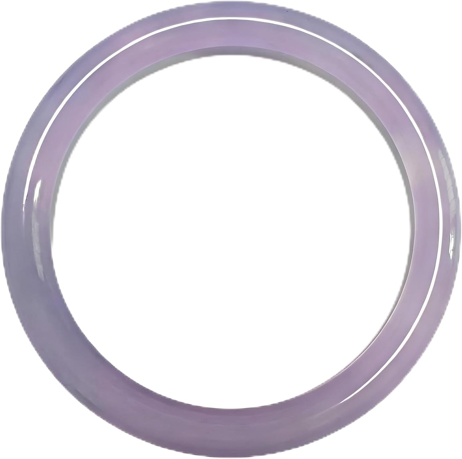 URED Natural Pink Green Jade Bangle Bracelet for Women Feng Shui Wealth Good Luck Bangle Round Green Pink Jade Stone Bracelet Yoga Meditation Healing Energy Mother Birthday Gift Including Certificate