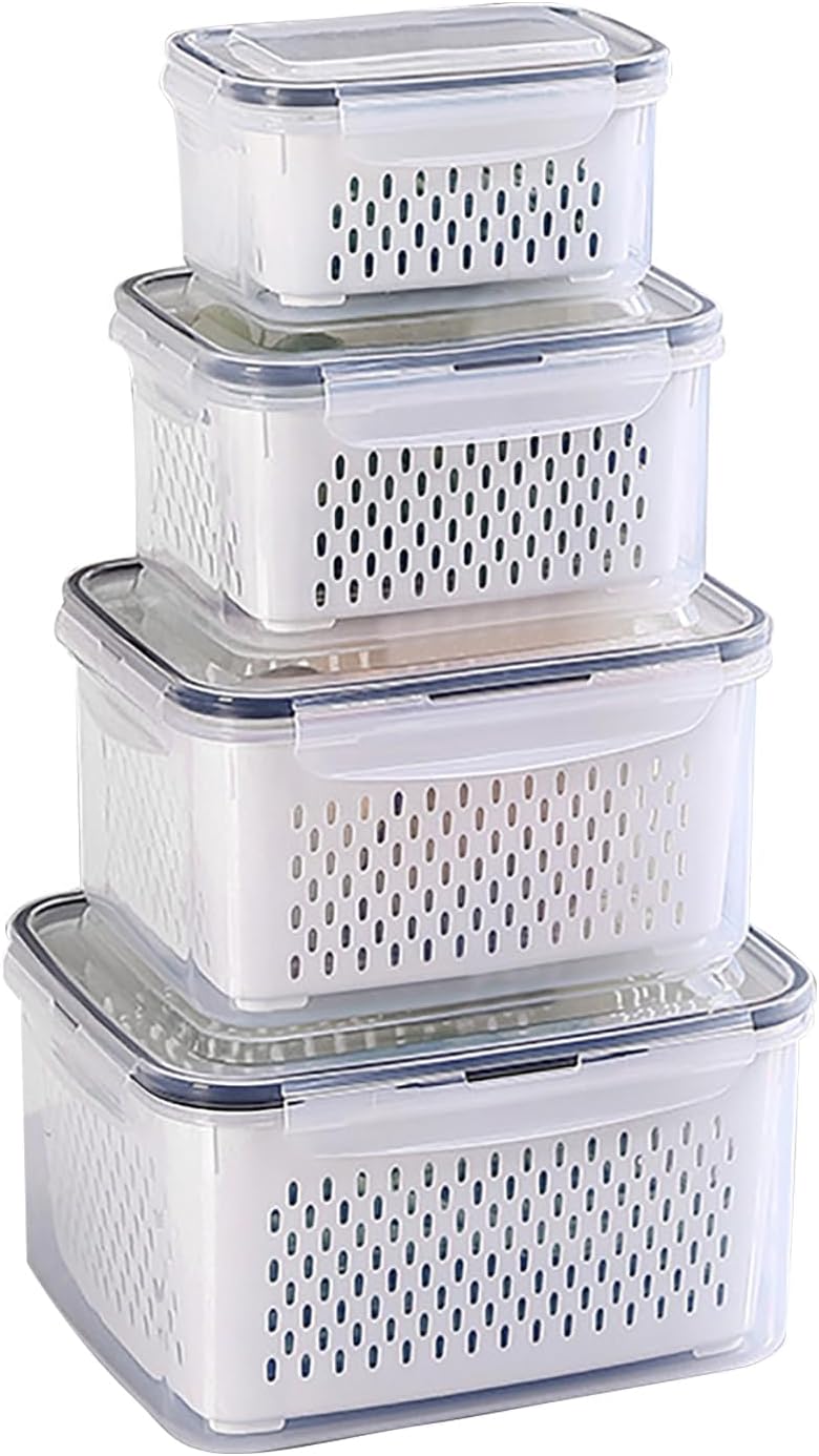 uandu Vorratsdosen mit Deckel Luftdicht Set, BPA frei, Aufbewahrungsbox mit Deckel Küche