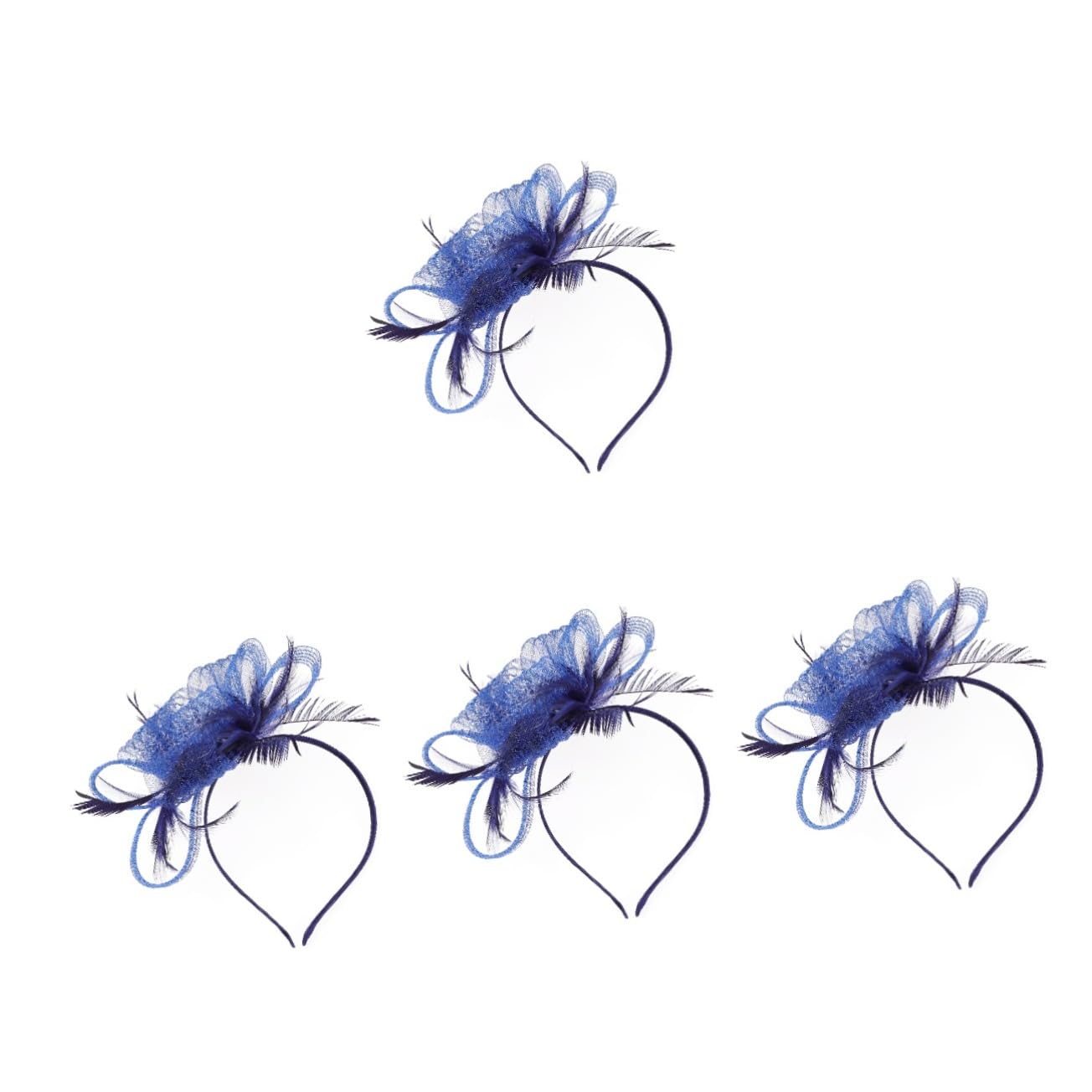 3Pcs della Maglia Cocktail Fascinator Fascinators per Le Donne Cappello di Fascinator Cappelli di Fascinator per Le Donne Cappello di Fascinator Copricapo Fascinator