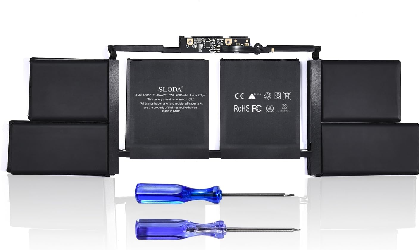 ANTIEE A1707 A1820 Batterijen compatibel met MacBook Pro 15 Late 2016