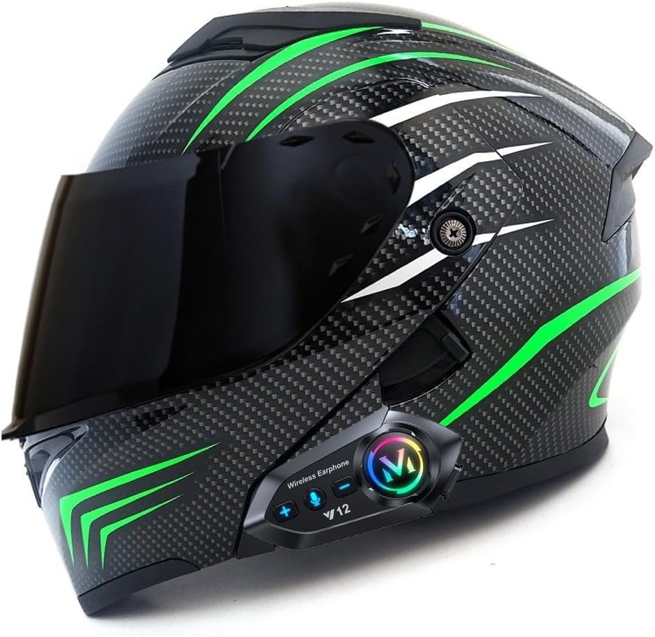 Casque de moto modulable antibruit et antibuée pour rouler en hiver L