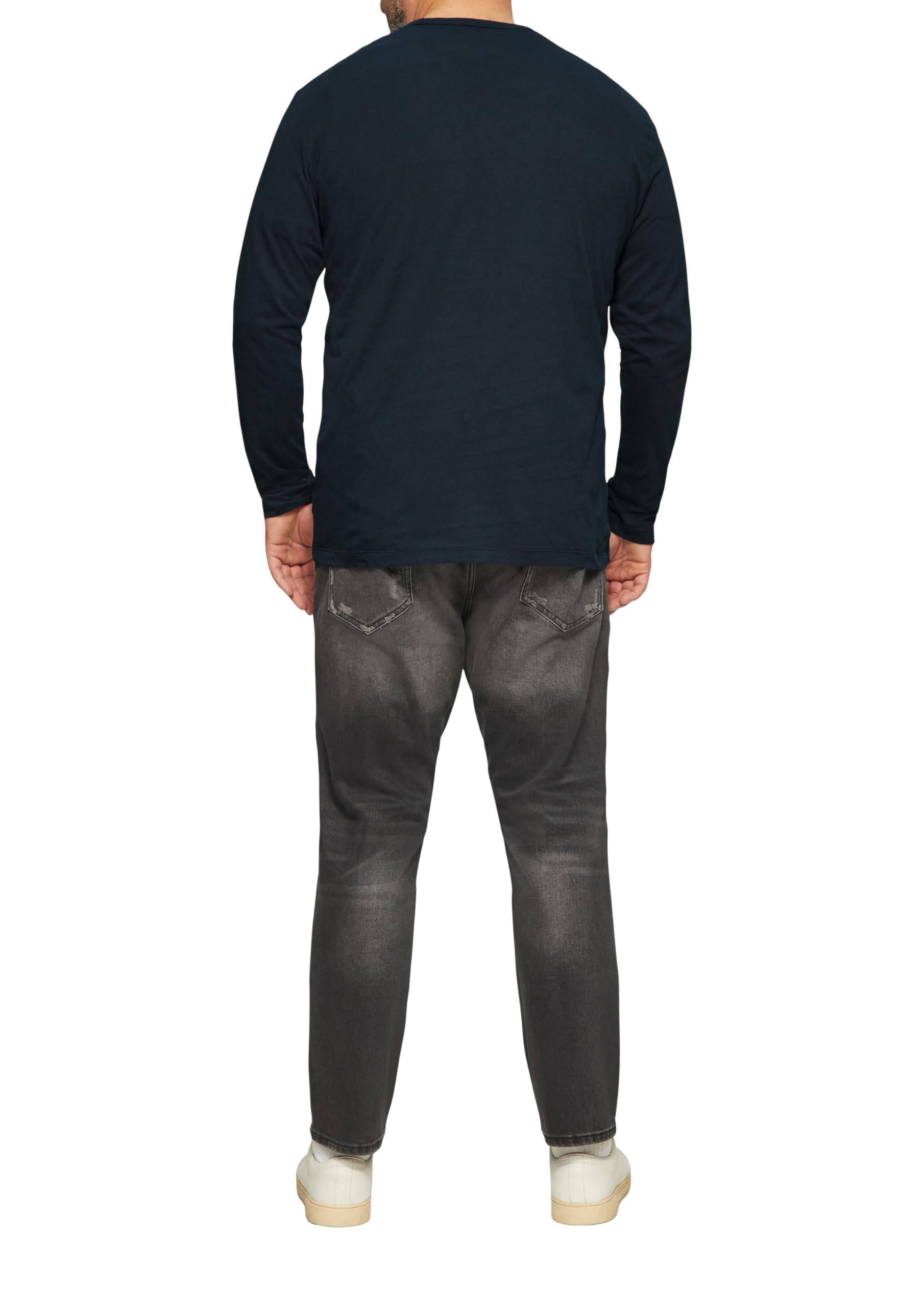 s.Oliver Langarmshirt mit Logo-Detail
