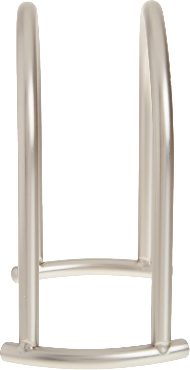 Home Basics Simplicity Collection Heavy Duty Steel Napkin Holder Dispenser Stand, Kitchen Organization, Satin Nickel: Home & Kitchen