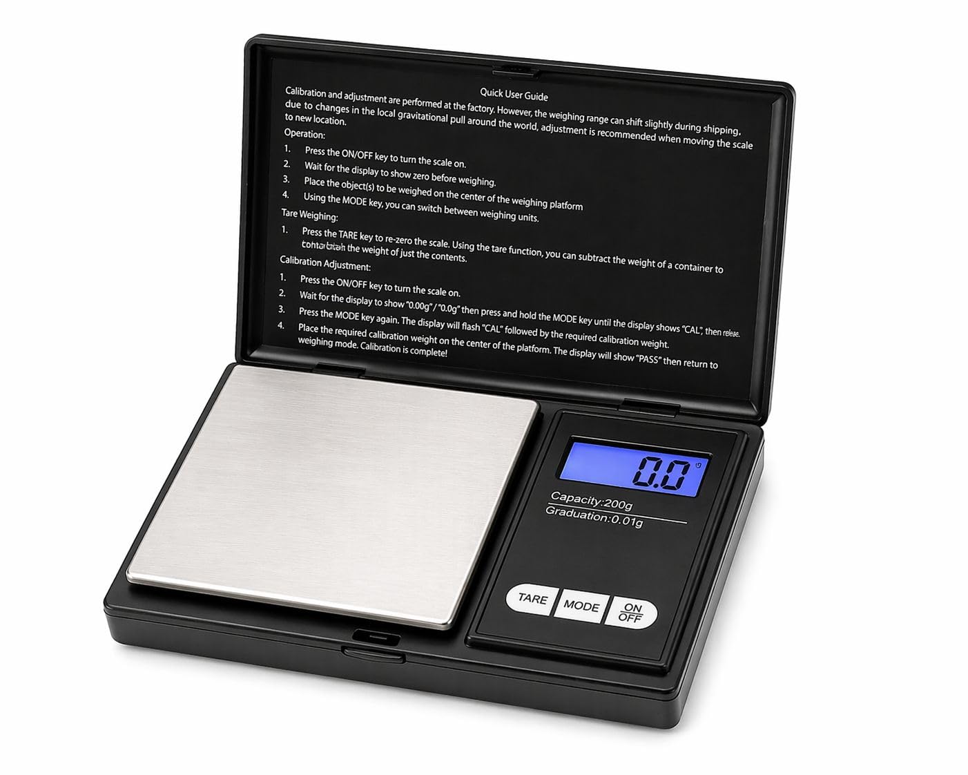 Digital Pocket Scale 300g x 0.01g Precision | Gold Weighing Machine with LCD Display | Mini Jewellery Weighing Scale for Diamond, Gold & Small Items-image-42
