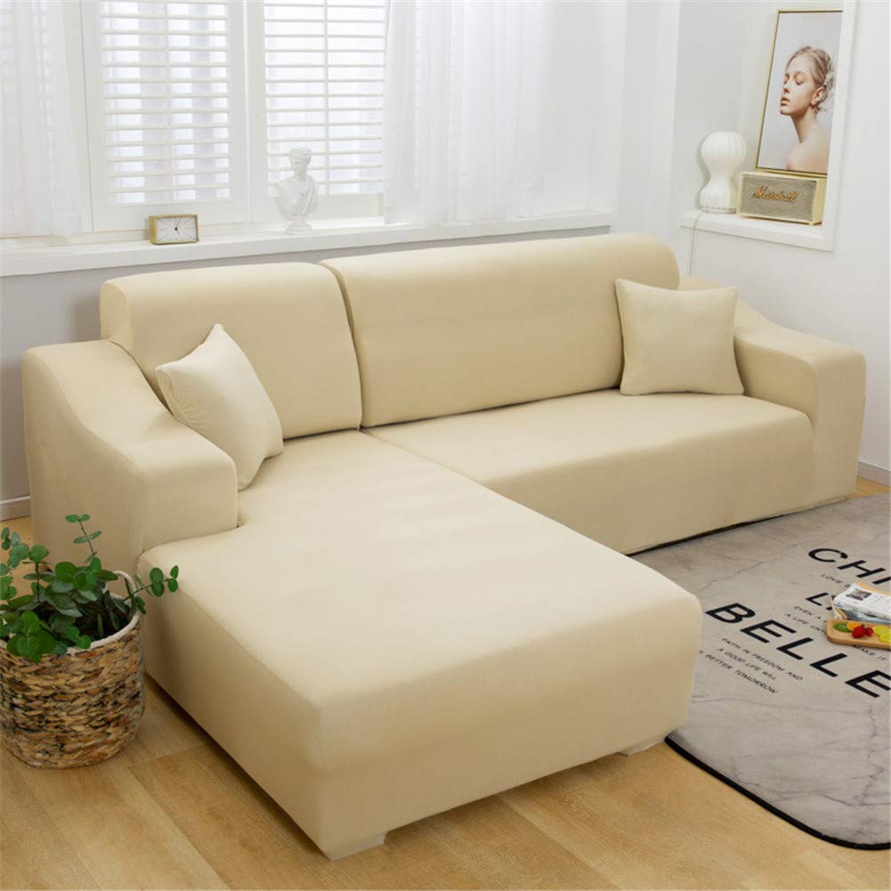 Funda Para Sofá Funda Para Sofá En Forma De L Funda Elástica Elástica, Sofa Cover, Polyester Spandex Sofa Cover, Sofa Furniture Cover (10,M)