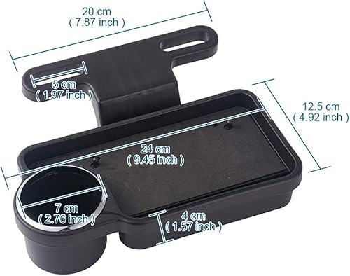 Miniatura 2 de Reposacabezas de coche Soporte multifuncional plegable para reposacabezas de coche, organizador de respaldo de asiento de coche, placa de taza para
