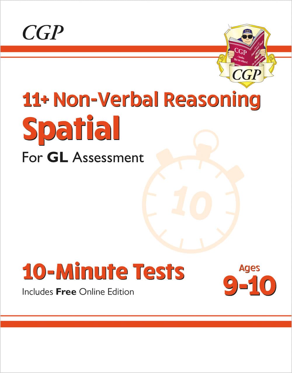 11+ GL 10-Minute Tests: Non-Verbal Reasoning Spatial - Ages 9-10 (with Online E