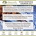 Wholistic Pet Organics Salmon Oil: Deep Sea Wild Alaskan Salmon Oil for Dogs and Cats - Natural Omega 3 Dog Fish Oil Supplement with EPA and DHA for Skin, Coat, Heart and Nervous System Health