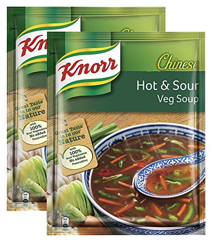 Big Bazaar Combo - Knorr Hot and Sour Veg Soup, 43g (Pack of 2) Promo Pack (B074PF1HCP) Amazon Price History, Amazon Price Tracker