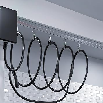 AKON Curtains EV Charger Cable Retractor Ceiling Mounted