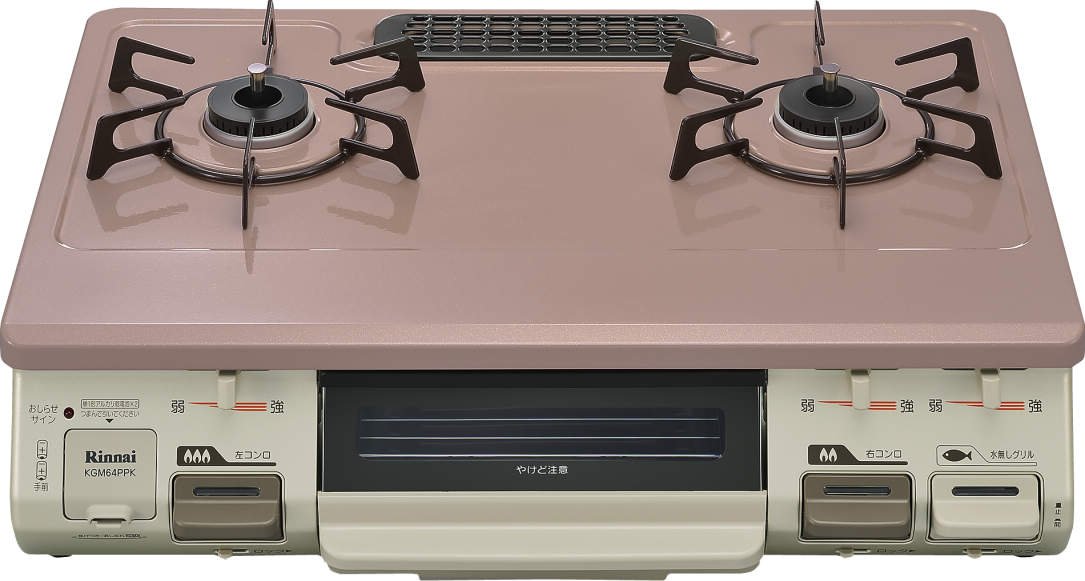 Amazon | リンナイ ガステーブル 水無し片面焼 13A用 左強火 パール 
