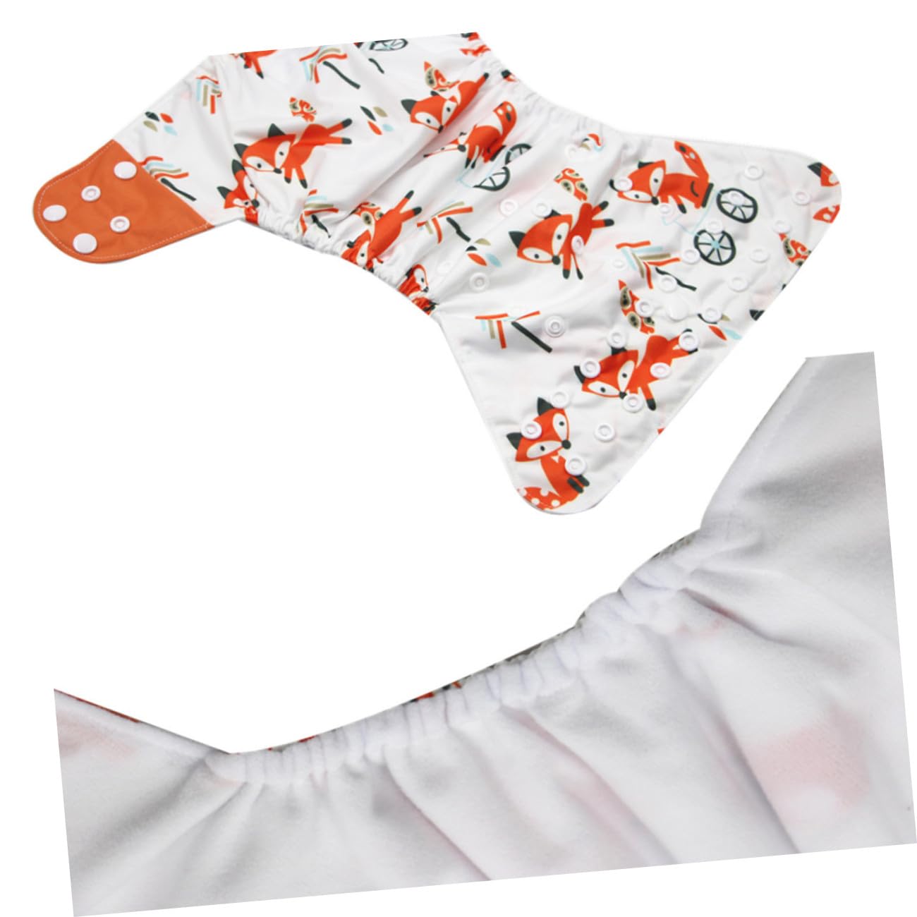 Hohopeti Stoffwindel Einlagen Praktische Trainingshose 4 Stück-pack aus Polyester Saugstark Waschbare Babywindeln für Neugeborene für Zuhause und Alltag