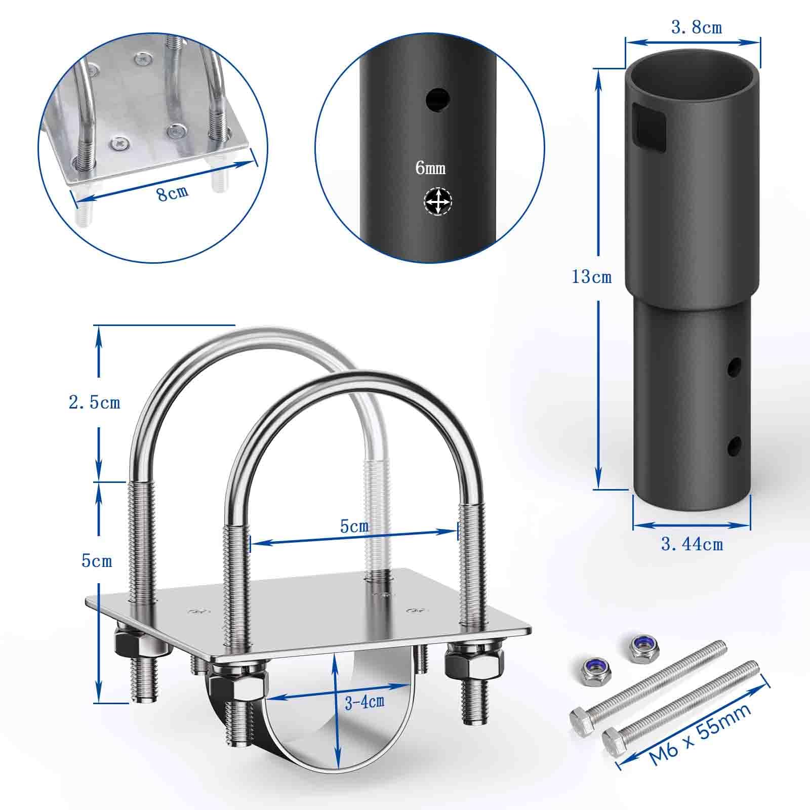 Amazon | 【rfstreet】衛星アンテナ V2 アンテナチューブアダプター U