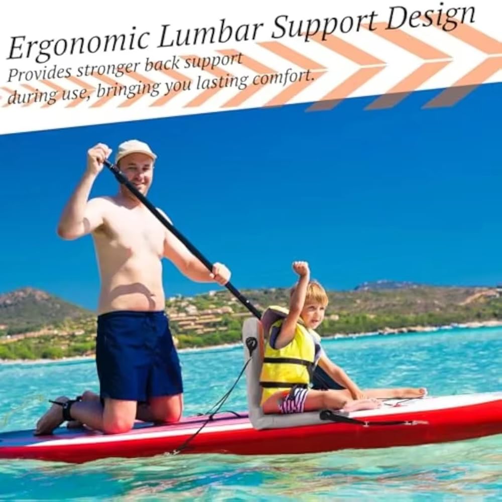 Siège Kayak pour Brooklyn Kayak Company PK12 | Noyau Antidérapant 20% Plus Épais Pour Les Longues Pêches Support Lombaire Imperméable