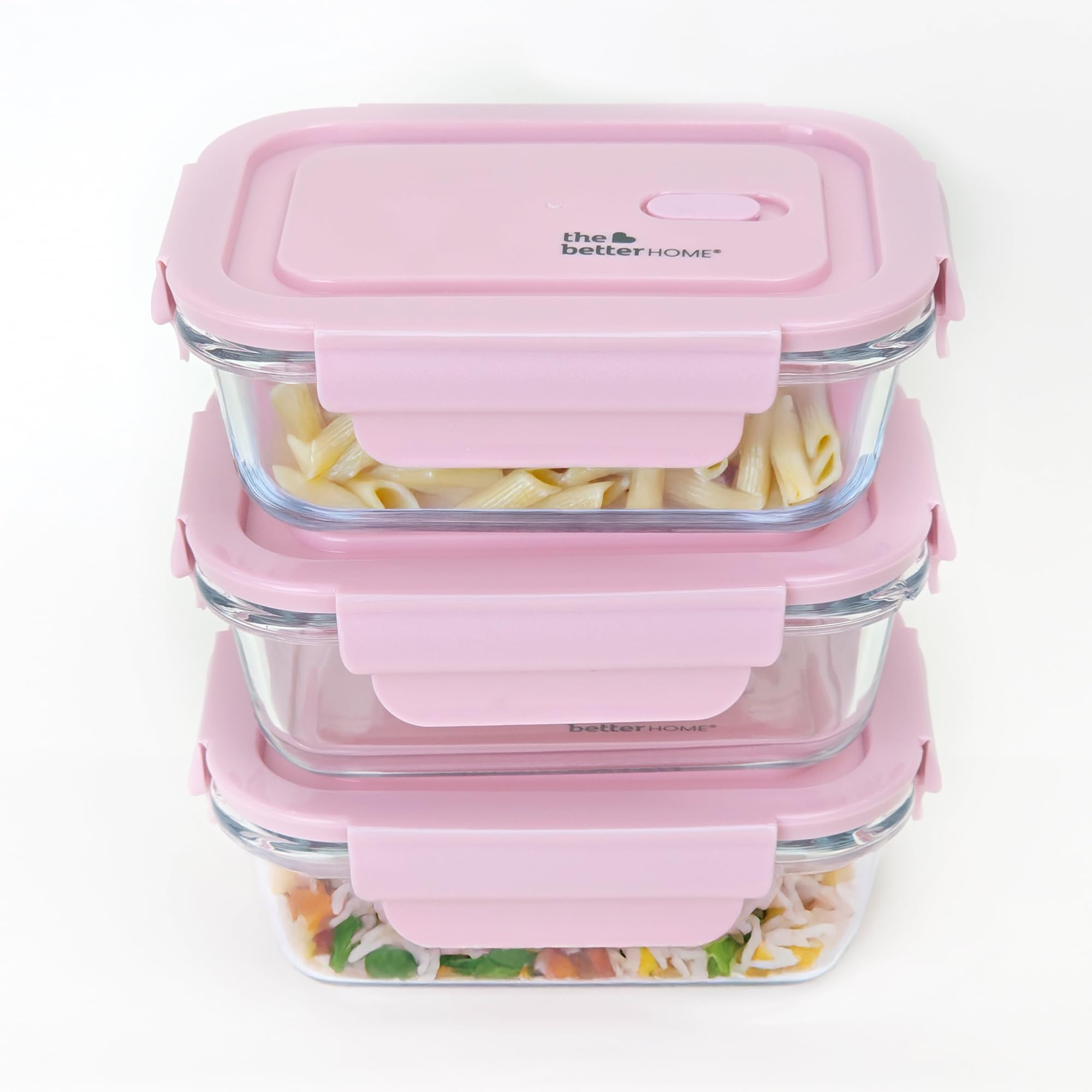 Glass Lunch Boxes - Leak Proof & Microwave Safe -1