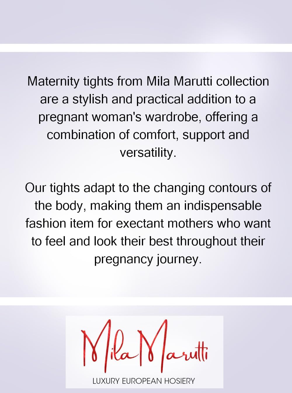 Mila Marutti Maternity Tights for Women - Premium Pregnancy Tights - Pantyhose for Pregnant Women - Image 6