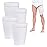 Catheter Leg Bag Holder 4 Count Fabric Catheter Sleeves Urine Leg Bag Holder - Urinary Drainage Bag Stay in Place Urine Bags for Legs Foley Catheter Bag Holder Strap for Men or Women (XL-4pack)