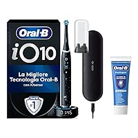 Oral-B Spazzolino Elettrico Ricaricabile iO 10 Nero, 1 Spazzolino Elettrico
