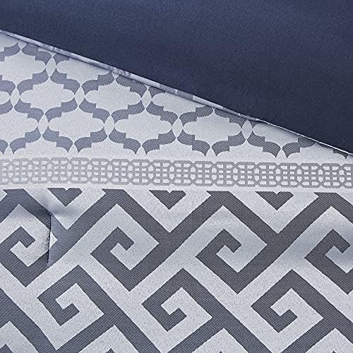 Miniatura 10 de Madison Park Juego de edredón de lujo, diseño tradicional de jacquard para todas las estaciones, falda de cama a juego, almohadas decorativas, King